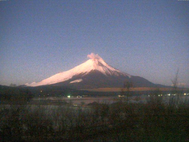 山中湖からの富士山