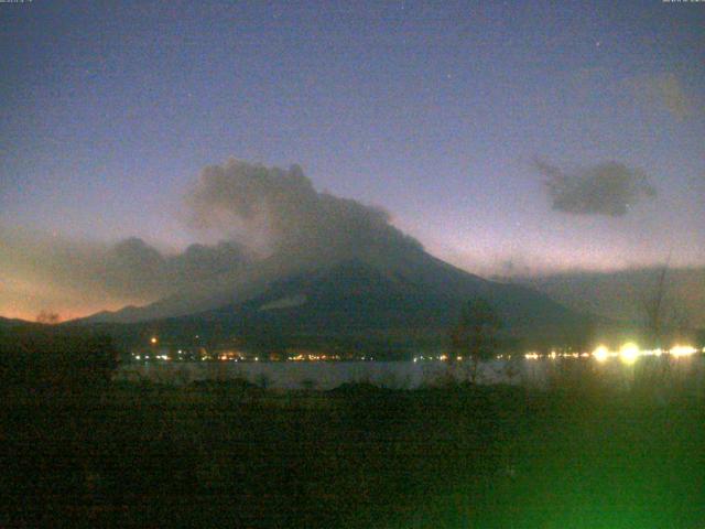 山中湖からの富士山