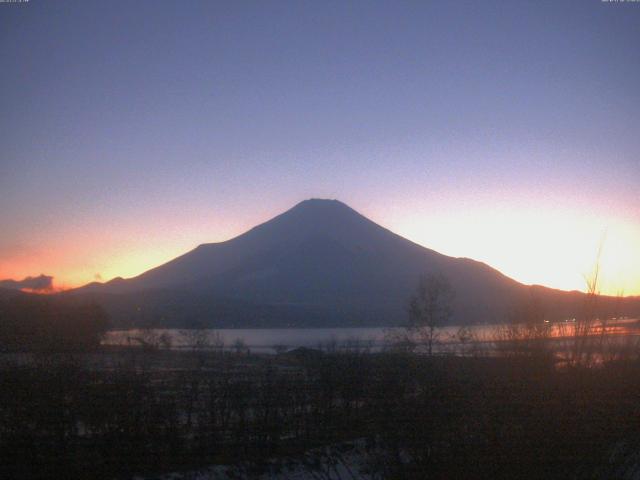 山中湖からの富士山
