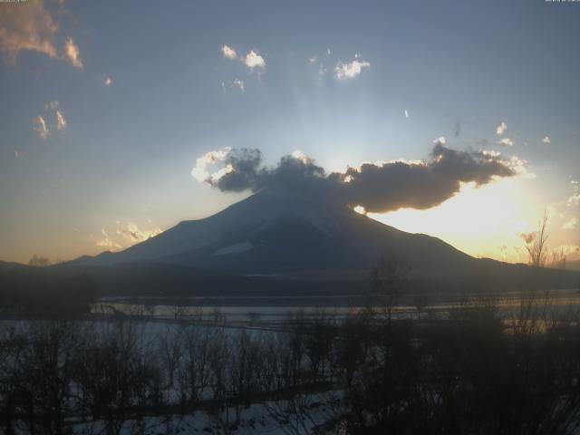 山中湖からの富士山
