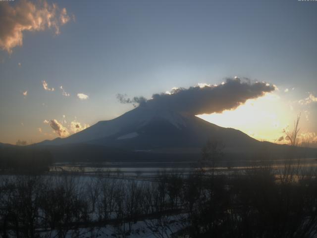 山中湖からの富士山