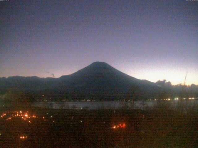 山中湖からの富士山