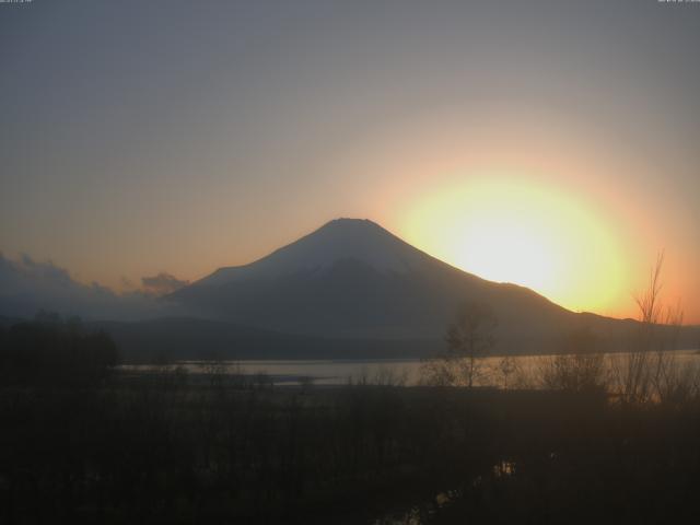 山中湖からの富士山