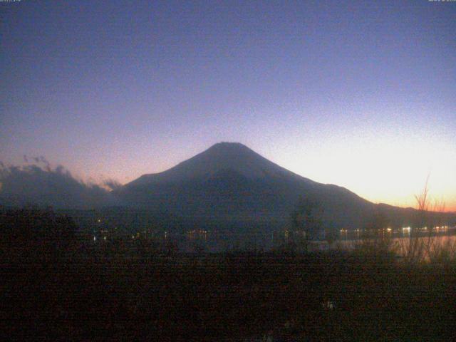 山中湖からの富士山