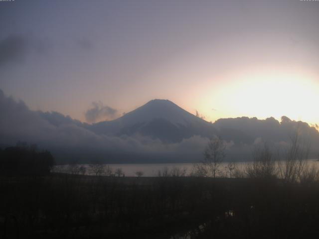 山中湖からの富士山