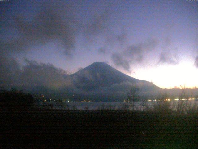 山中湖からの富士山
