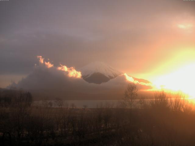 山中湖からの富士山