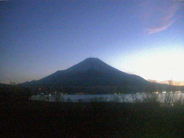 山中湖からの富士山