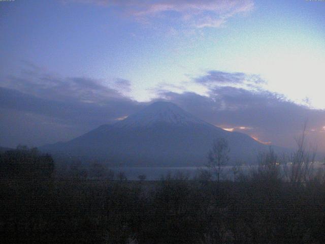 山中湖からの富士山