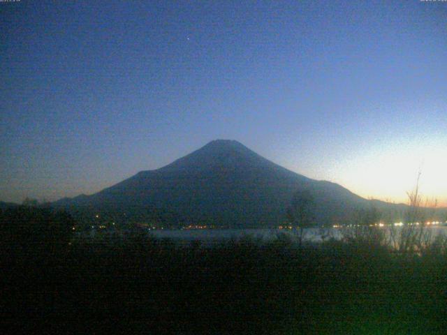 山中湖からの富士山