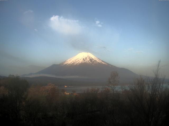山中湖からの富士山