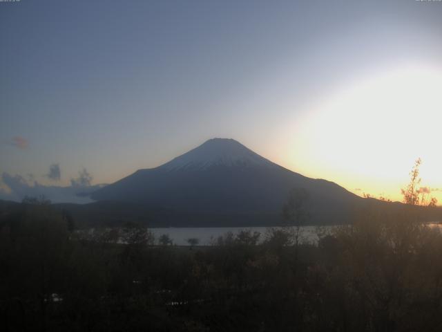 山中湖からの富士山