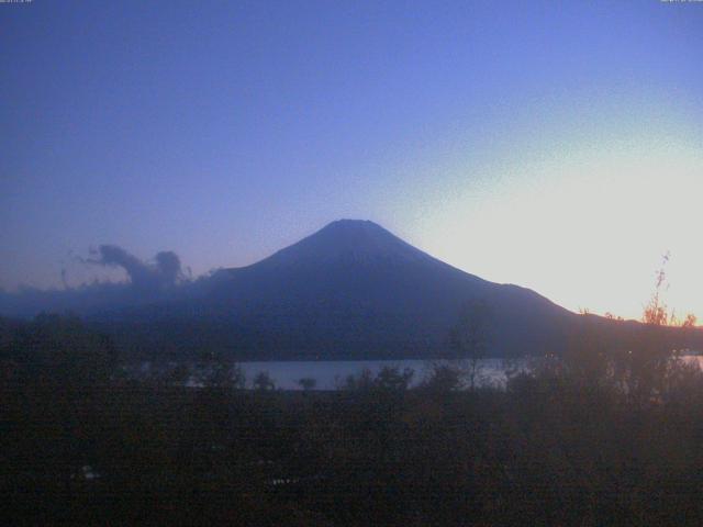 山中湖からの富士山