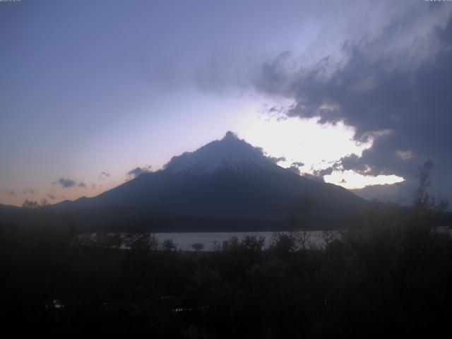 山中湖からの富士山