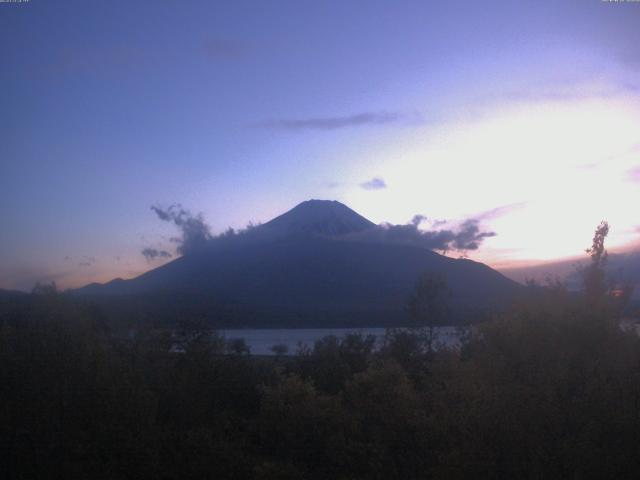 山中湖からの富士山