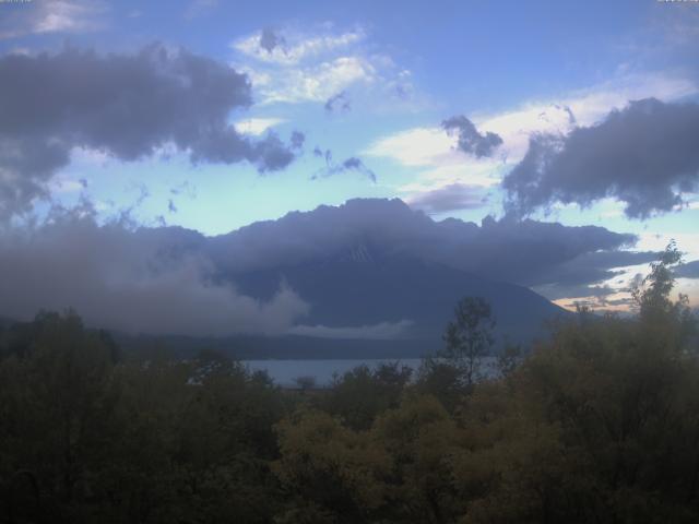 山中湖からの富士山
