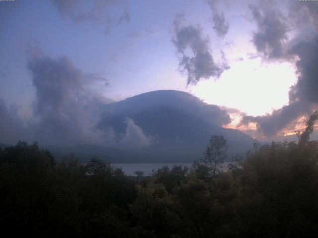 山中湖からの富士山