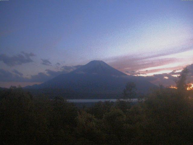 山中湖からの富士山