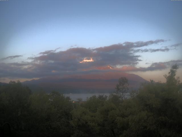 山中湖からの富士山