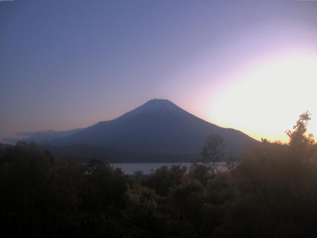 山中湖からの富士山