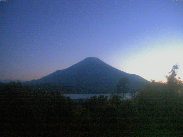 山中湖からの富士山