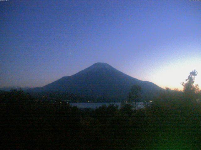 山中湖からの富士山