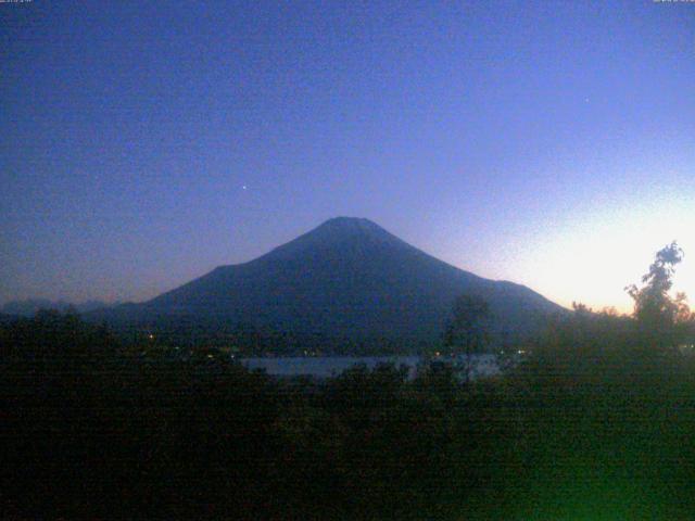山中湖からの富士山