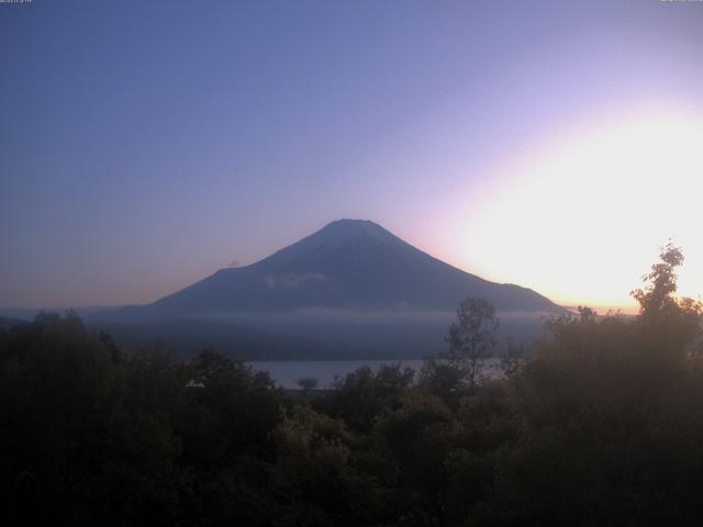 山中湖からの富士山