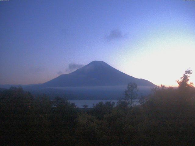 山中湖からの富士山