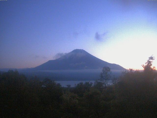 山中湖からの富士山