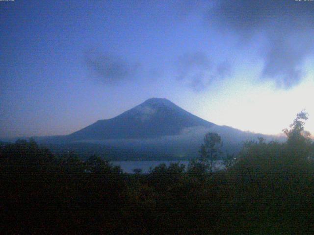 山中湖からの富士山