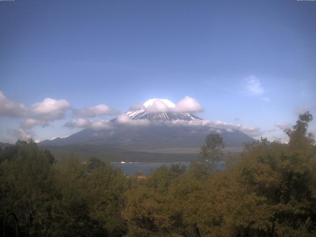 山中湖からの富士山