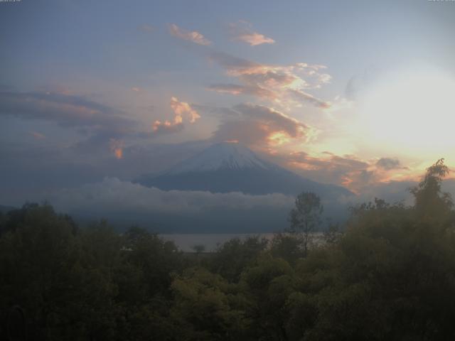 山中湖からの富士山
