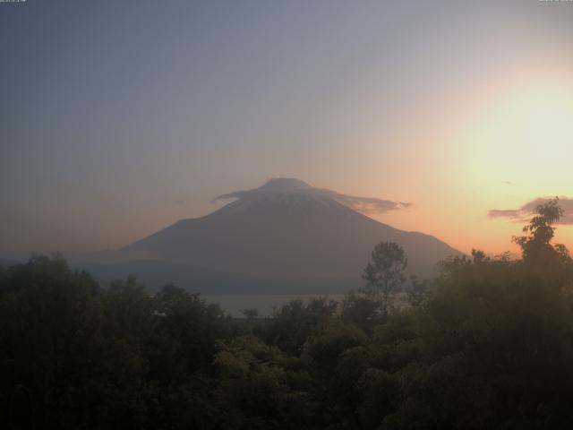 山中湖からの富士山