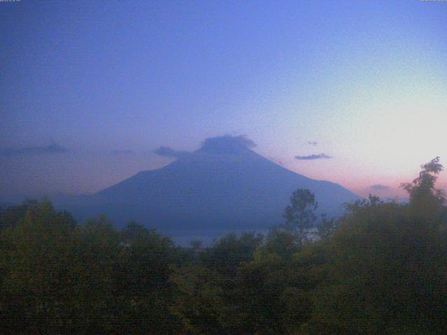 山中湖からの富士山