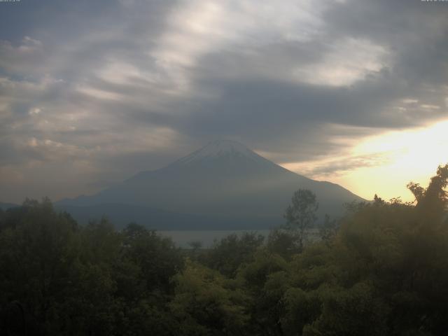 山中湖からの富士山