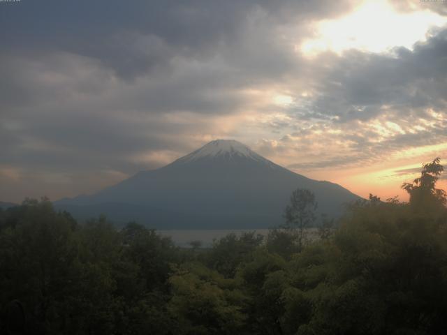 山中湖からの富士山