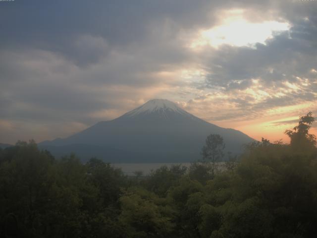 山中湖からの富士山