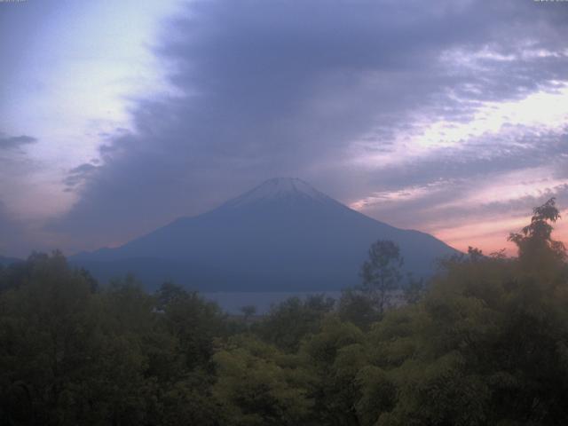 山中湖からの富士山