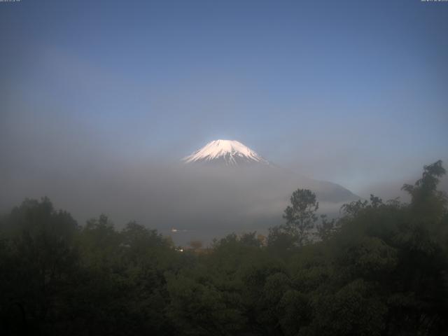 山中湖からの富士山