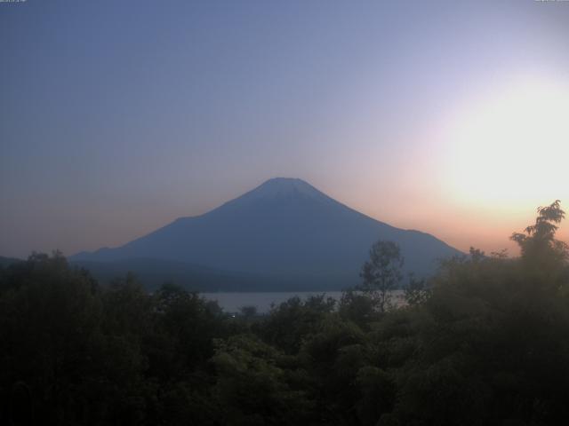 山中湖からの富士山