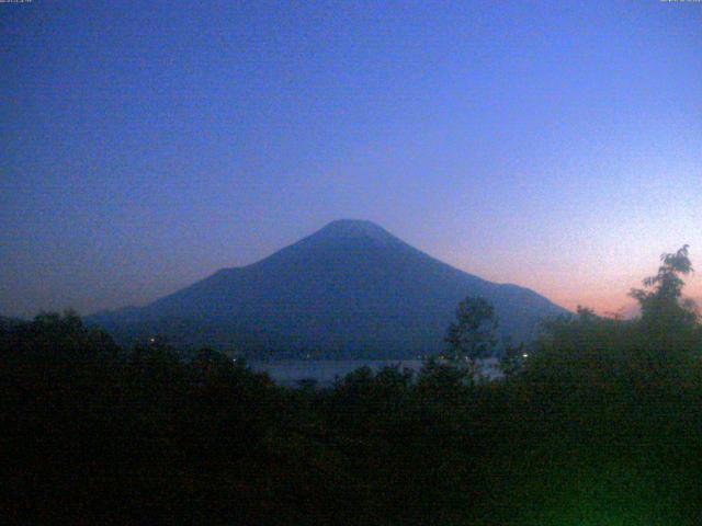 山中湖からの富士山