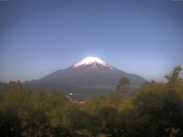 山中湖からの富士山