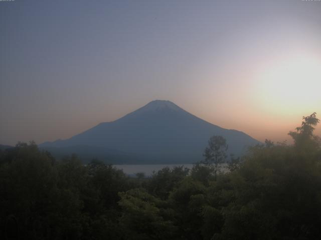 山中湖からの富士山