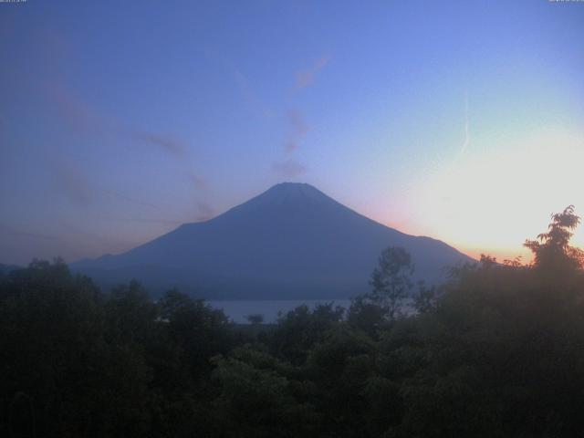 山中湖からの富士山