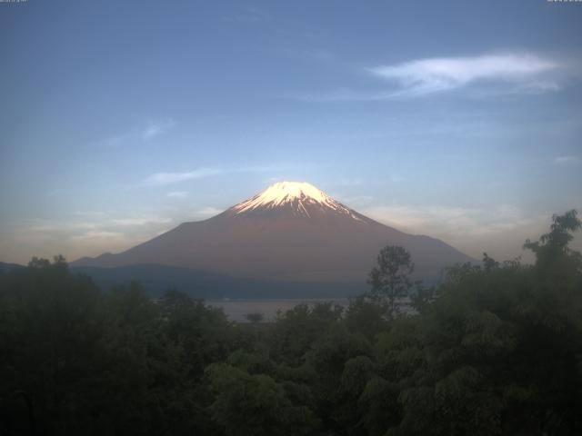 山中湖からの富士山