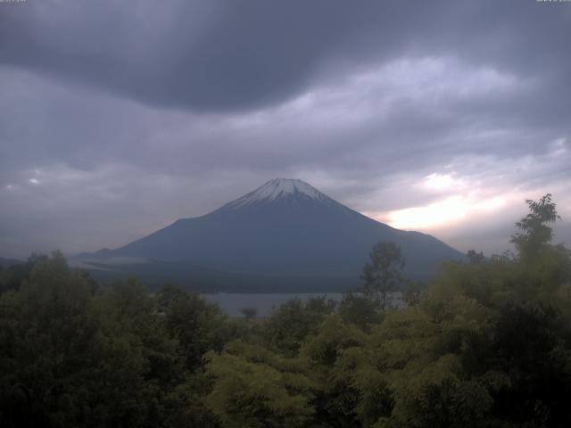 山中湖からの富士山