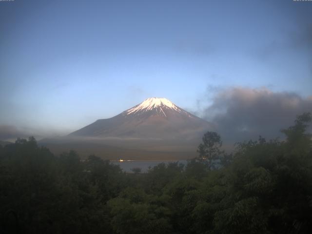 山中湖からの富士山