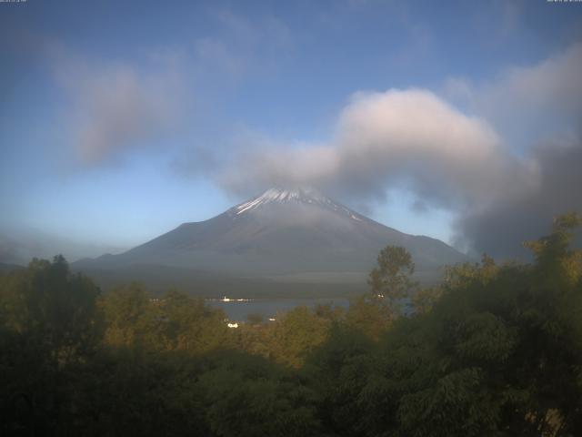 山中湖からの富士山
