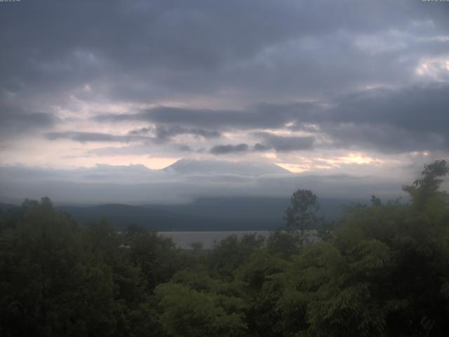 山中湖からの富士山